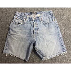 VTG Gap Womens 8 Loose Fit Blue Jean Denim Shorts Hipster Y2K 90’s
